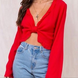 Princess Polly wrap Top